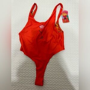 NWT - bad bunny UVST Reversible bathing suit.